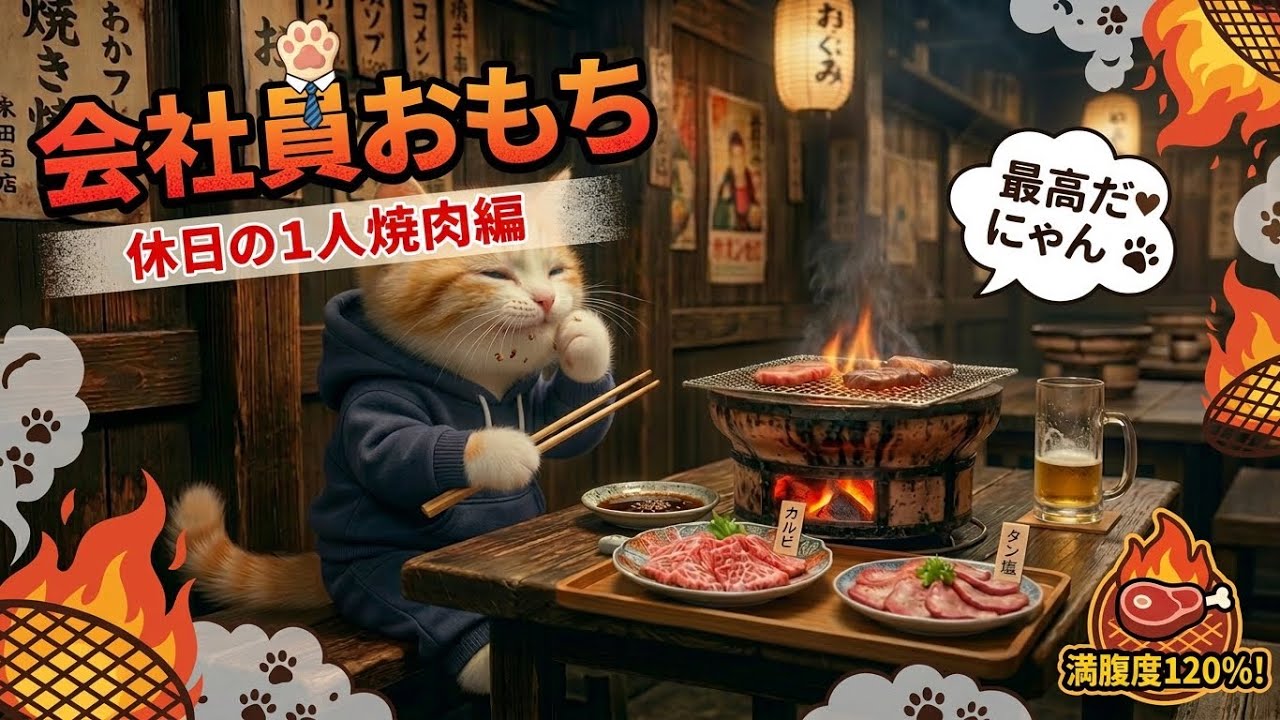 【会社員おもち】休日の1人焼肉編