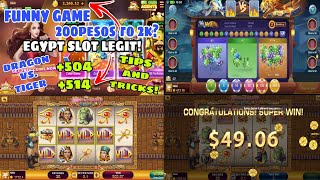 FUNNY GAME TRICKS | 200 pesos ko naging 2K | TIPS & TRICKS | EGYPT SLOT screenshot 2
