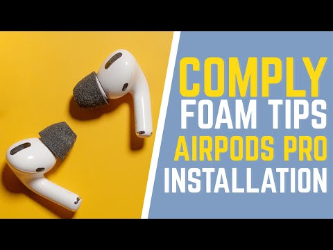 Comply Foam Tips Airpods Pro Installation Tutorial