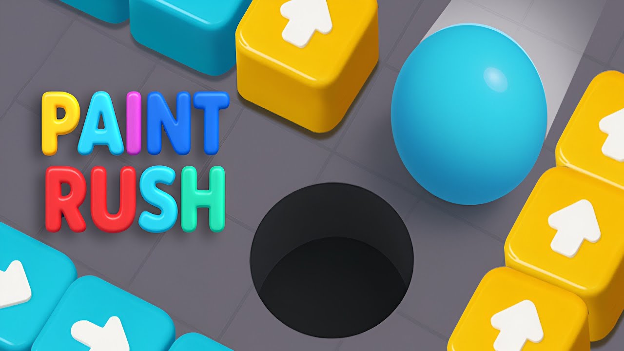 Paint Rush (by Gamee Studio) IOS Gameplay Video (HD)