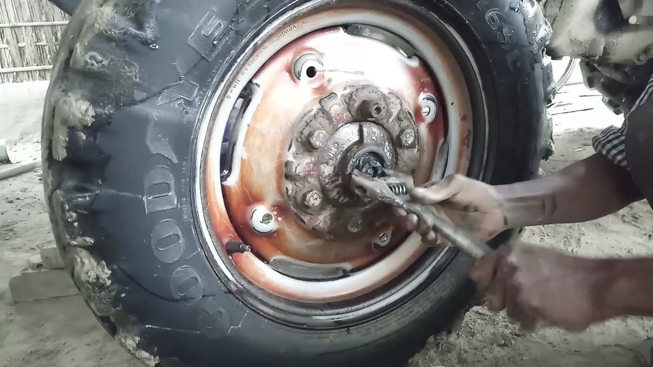 Massey Ferguson front wheel bearing replacement Front wheel bearing