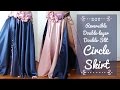 DIY Circle Skirt - Reversible! Double-Layer! Double-Slit!