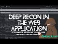 Bug bounty deep recon into the web application  2023