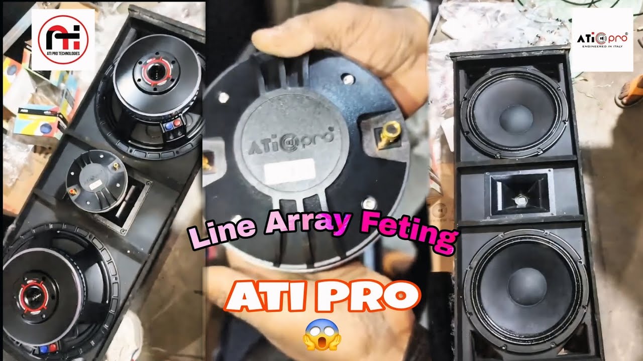 New Ati Pro Line Array Feting 😱 Spekar 400 Watts 518HF खतरनाक लुक ...