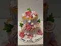 How to make easily drop mini  flower for cake #weddingcake #cake #2tirecake