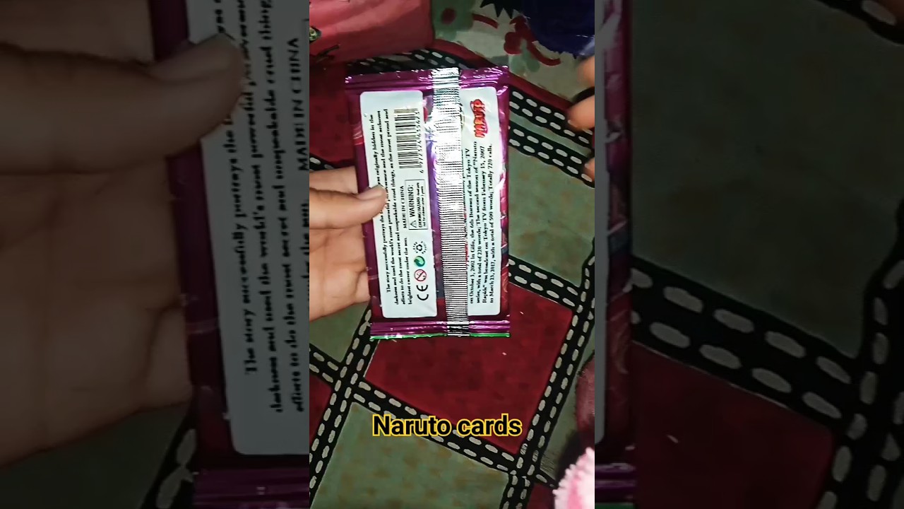 Yes, they are fake naruto cards 👾🎑🃏