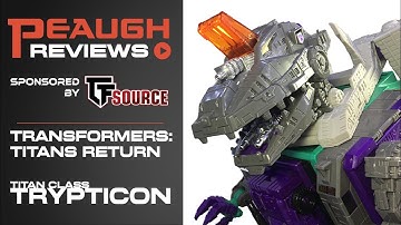 Video Review: Transformers: Titans Return Titan Class TRYPTICON w/ Full-Tilt