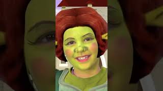 Princess Fiona - Shrek Face Paint for Kids! #shrek #shorts #facepaint