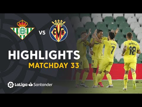Betis Villarreal Goals And Highlights
