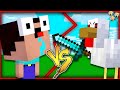 Noob vs Angry Chicken in Minecraft