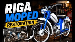 RIGA MOPED FULL RESTORATION:   START TO END