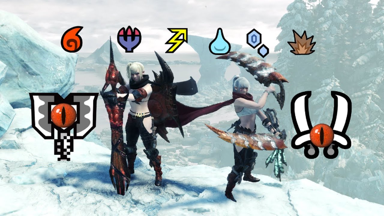 MHW ICEBORNE SAFII'JIFA INSANE CHARGE BLADE AND DUAL BLADE BUILDS