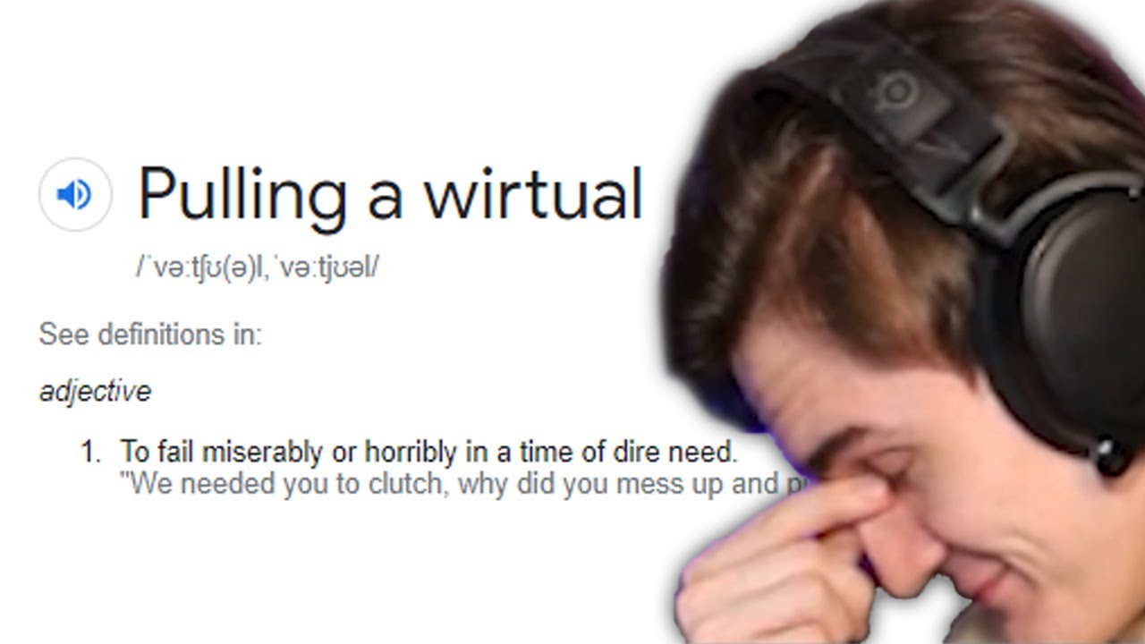 The definition of "pulling a Wirtual" YouTube