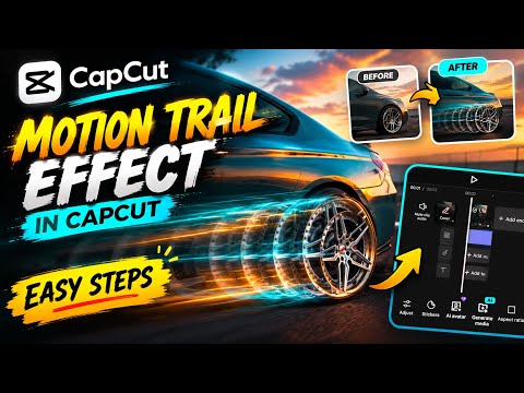 How to Make the Viral Motion Trail Car Effect in CapCut 🔥 | Easy Tutorial