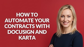 How to Automate Your Contracts with Docusign and Karta - Julia