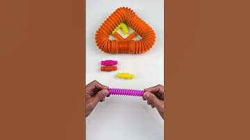 Creating Style Crunchy POPa ASMR #diy #satisfyingvideos #relaxing #oddasmr #insideout #poptubesounds