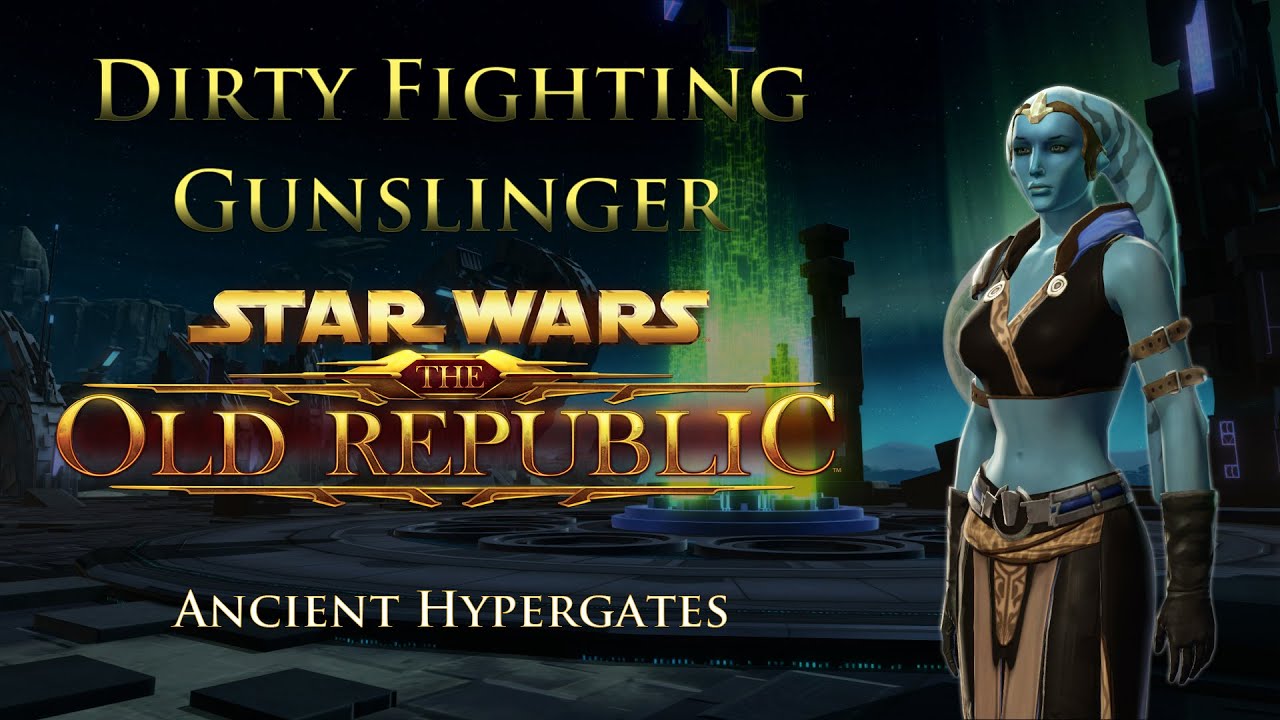 SWTOR PvP 7.4 - Lvl 75 Dirty Fighting Gunslinger - Ancient Hypergates!