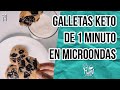 🍪GALLETA KETO DE 1 MIN EN MICROONDAS | 1 MIN CHOCOLATE CHIP MICROWAVE KETO COOKIES | Manu Echeverri