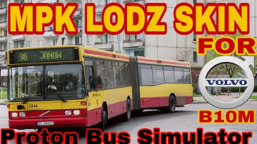 MPK Lodz skin for Volvo B10MA in Proton Bus Simulator (REQUESTED)