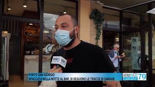 Porto San Giorgio - Spaccata nella notte al bar, si seguono le tracce di sangue