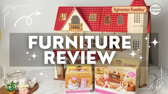 Calico Critters Sylvanian Families Luxury Townhome Beechwood Hall Gift Set  Review Set Up Kids Toys 