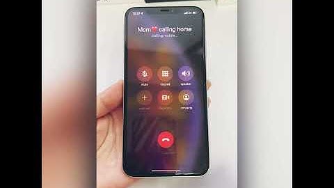 Calling my mom /Incoming call