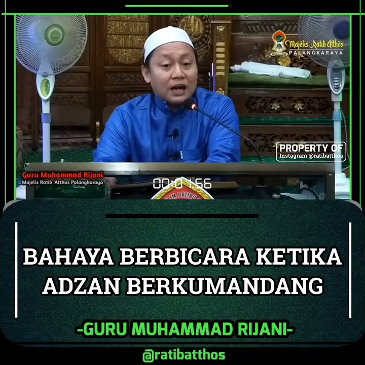 Bahaya Berbicara Ketika Azan Berkumandang