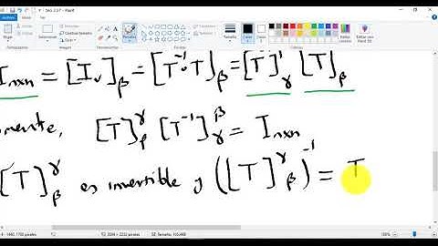 Alg lin I: transformaciones lineales (invertibles)