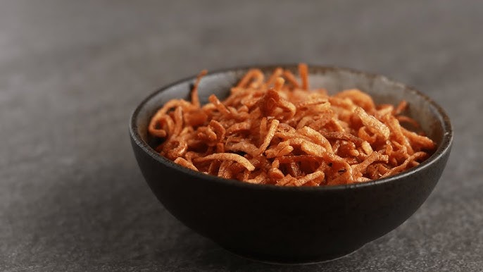 crispy shallots! 