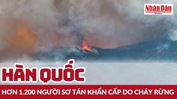 Hàn Quốc: Hơn 1.200 người sơ tán khẩn cấp do cháy rừng | Báo Nhân Dân