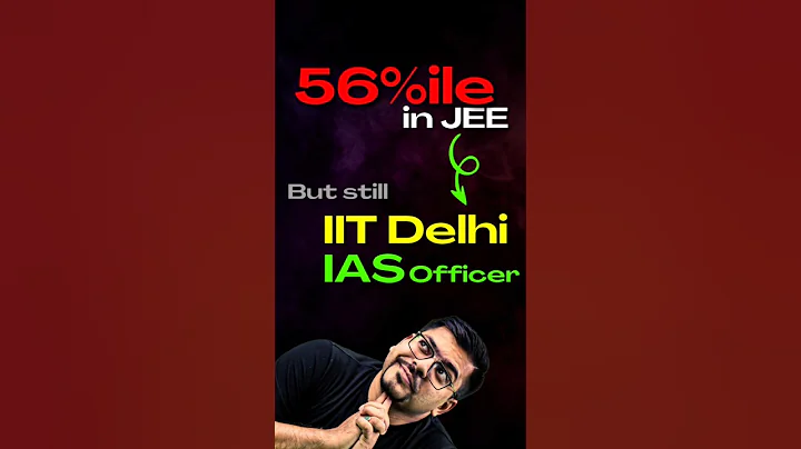 JEE 56%ile to IIT Delhi to IAS Officer😱😱#jee #jee2025 #iit #iitjee #iitmotivation #ias #inspiration