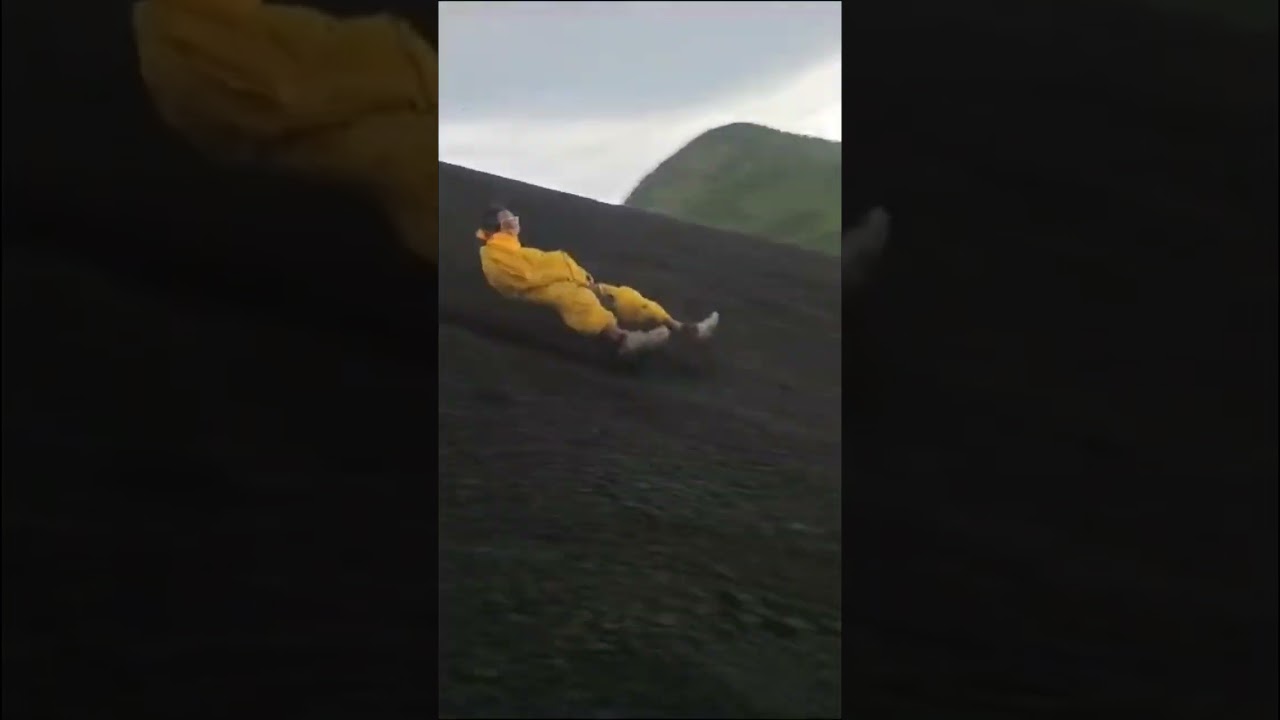 Volcano boarding @ cerro negro in Nicaragua 
