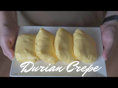 Video Durian Crepe | Bánh Crepe Sầu Riêng | ASMR Cooking - youtube
