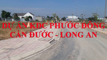 KDC  PHƯỚC ĐÔNG MẶT TIỀN QL50 | THỊ TRẤN CẦN ĐƯỚC - LONG AN | CHỈ 13 TR/ M2 | SỔ HỒNG RIÊNG