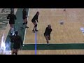 Michigan St Volleyball Defensive Run Thru and Ball Control Drill