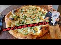 GARLIC CHEESE BREAD PIZZA IN THE NEW BLACKSTONE LEGGERO PIZZA OVEN!