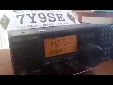7Y9SE OP NOURY 7X2JV   QSO WITH G1TDN Trevor  - ACTIVATION LH-ALG-016 CAP SIGLI BEJAIA12-12-2016
