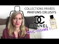 Les parfums exclusifs chanel collection prive 