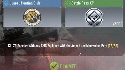 Call Of Duty Mobile Kill 25 Enemies with any SMG Equipped with the Amped and Martyrdom Perk