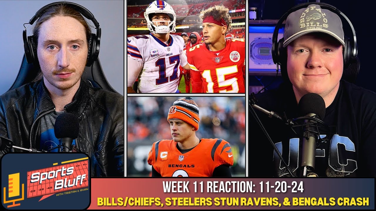 NFL Week 11: Bills/Chiefs, Steelers/Ravens, Packers/Bears, & Bengals Struggle!