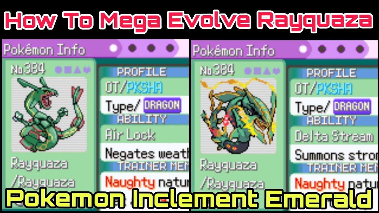 Why can't my Rayquaza not Mega-Evolve? : r/PixelmonMod