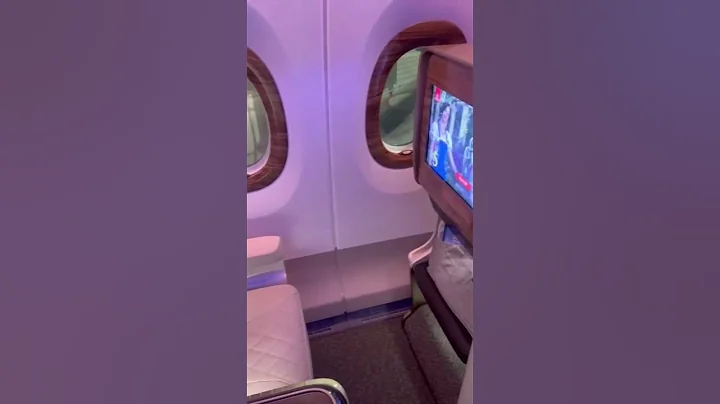 Off to Dubai in emirates a350 business Class #viral#emirates #a350 #trending #dxb @Ayaan2013-ps5