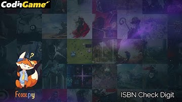 [Codingame - Puzzle facile] - 28. ISBN Check Digit [Python3]