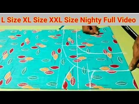 nighty design cutting and stitching || nighty cutting || nighty design || simple nighty cutting