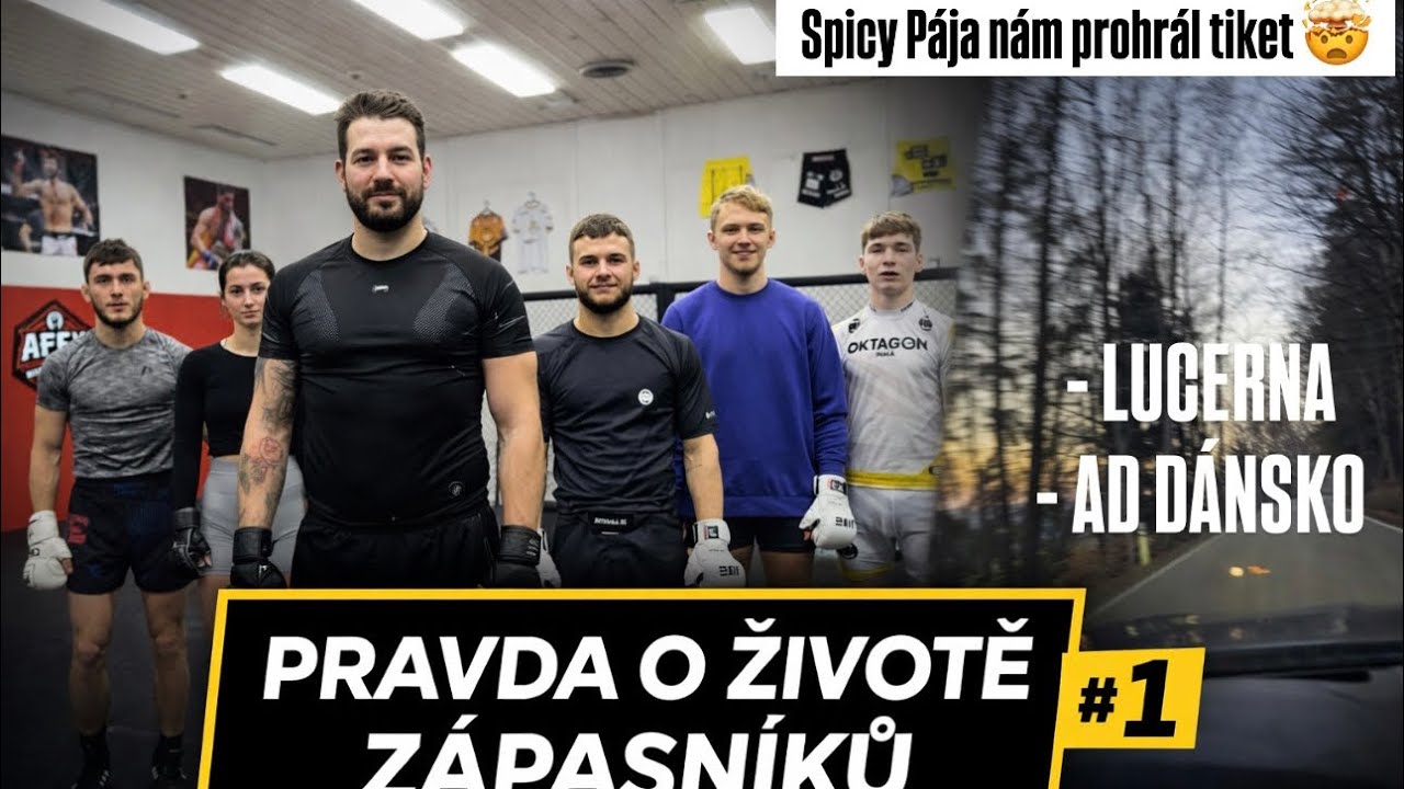 PRAVDA O ŽIVOTĚ ZÁPASNÍKŮ #1 - Spicy pája nám zničil tiket 🤯