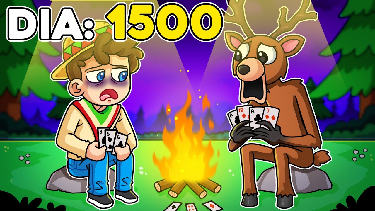 ¡SOBREVIVÍMOS 1500 dias en el BOSQUE! 💀🦌😰🔥 SILVIOGAMER en 99 Noches en el Bosque