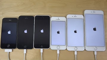 iOS 8.1.2: Apple iPhone 6 Plus vs. 6 vs. 5S vs. 5C vs. 5 vs. 4S - Which Is Faster? (4K)