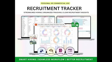 Recruitment Tracker  HR Dashboard Tutorial | How to Use #recruitment #recruitementtracker