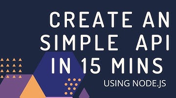 How to create an API in just 15 minutes using NODE.JS
