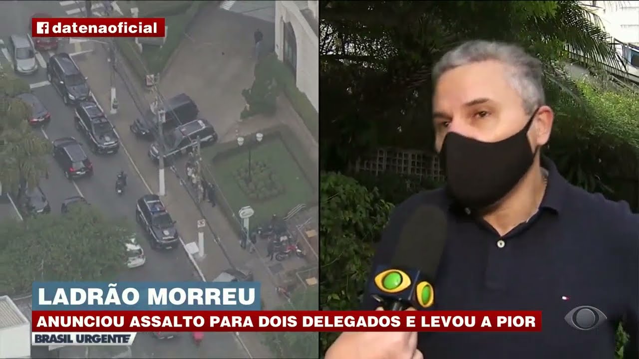 Assaltante que tentou roubar delegados em SP é morto